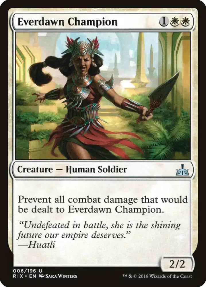 Everdawn Champion [Rivals of Ixalan] - MTG Single