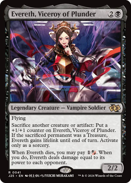 Evereth Viceroy of Plunder (Anime) [Foundations Jumpstart] - MTG Single