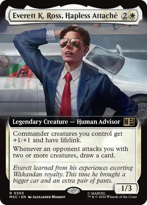 Everett K. Ross, Hapless Attache (Extended Art) (303) [Marvel Super Heroes Commander]