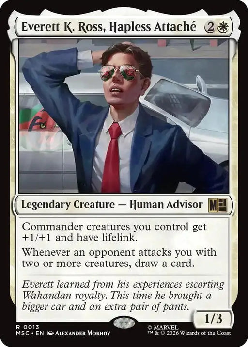 Everett K. Ross, Hapless Attache (Surge Foil) (13) [Marvel Super Heroes Commander]