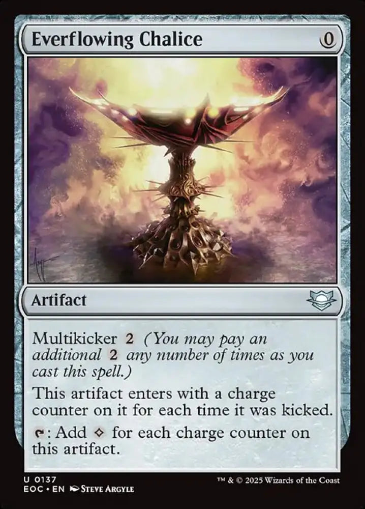 Everflowing Chalice (137) [Edge of Eternities Commander]