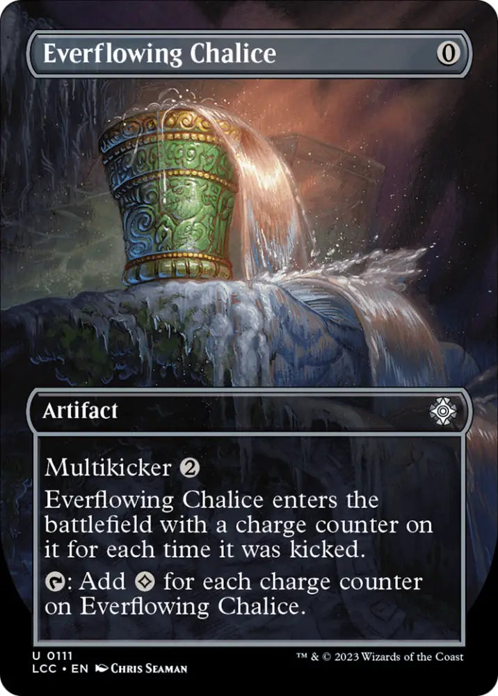 Everflowing Chalice (Borderless) [The Lost Caverns of Ixalan Commander] - MTG Single