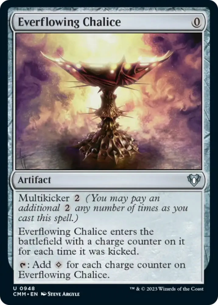 Everflowing Chalice [Commander Masters] - MTG Single