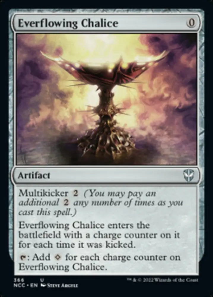Everflowing Chalice [Streets of New Capenna Commander] - MTG Single