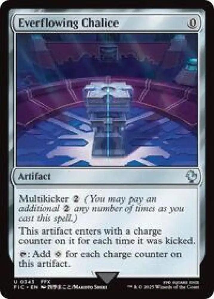 Everflowing Chalice (Surge Foil) (343) [Final Fantasy Commander]