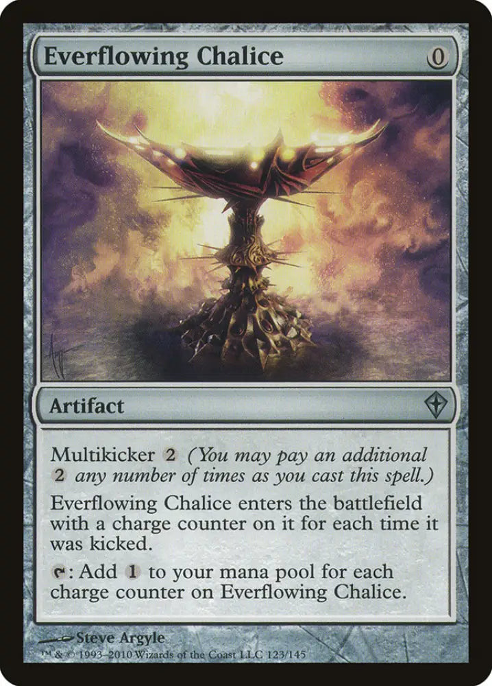 Everflowing Chalice [Worldwake] - MTG Single