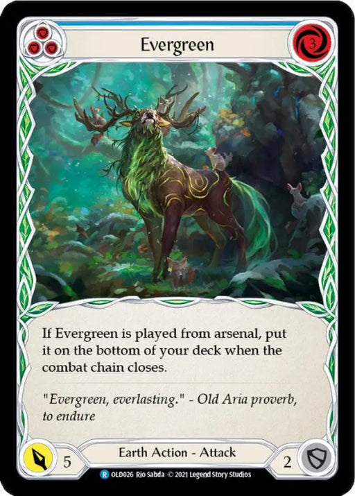 Evergreen (Blue) [Tales of Aria Blitz Deck] 1st Edition Normal - Flesh And Blood Single