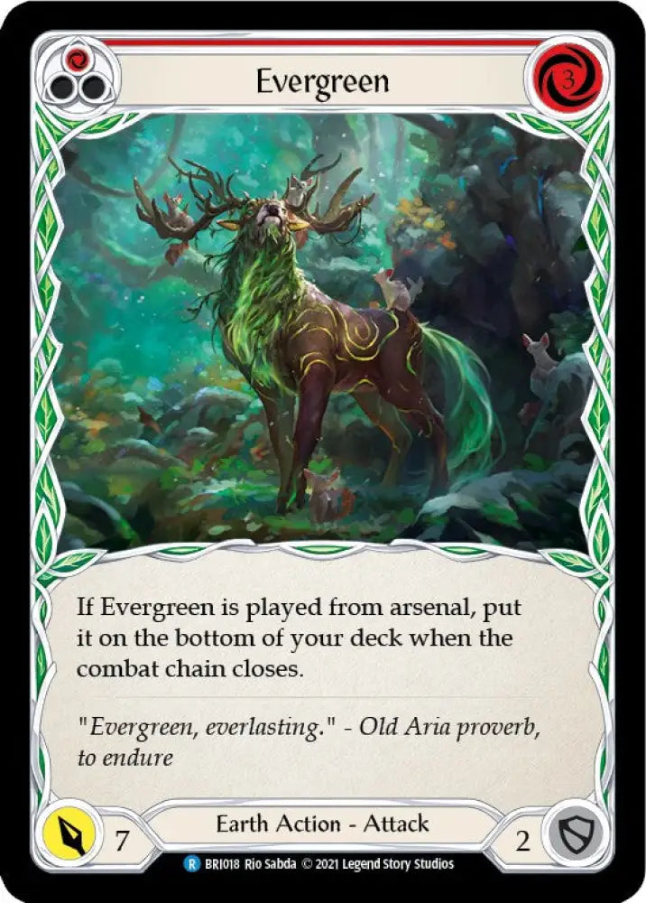 Evergreen (Red) [Tales of Aria Blitz Deck] 1st Edition Normal - Flesh And Blood Single
