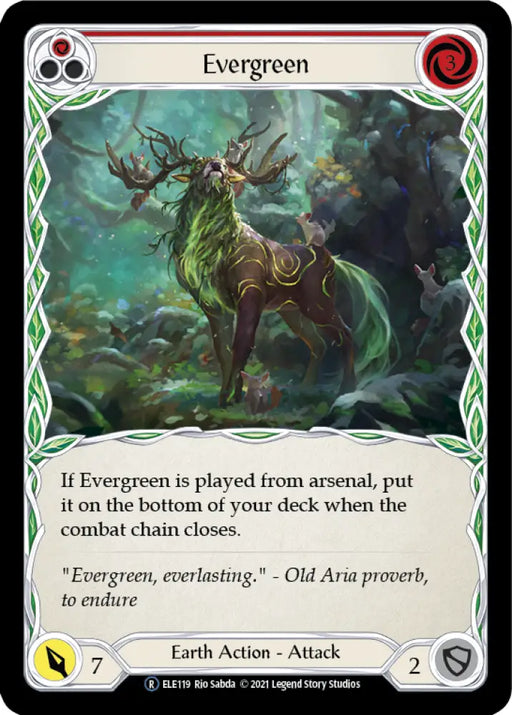 Evergreen (Red) [Tales of Aria Unlimited] Unlimited Normal - Flesh And Blood Single
