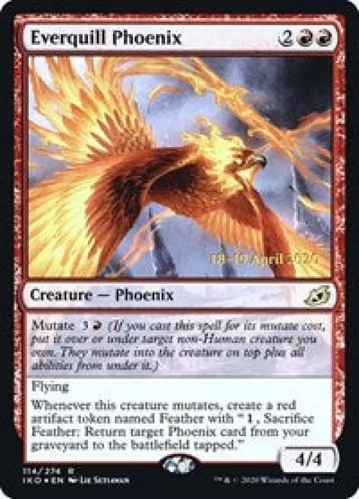 Everquill Phoenix (114) [Prerelease Cards]
