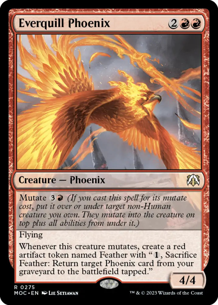 Everquill Phoenix [March of the Machine Commander] - MTG Single