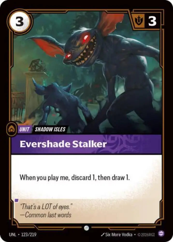 Evershade Stalker (123/219) [Unleashed]