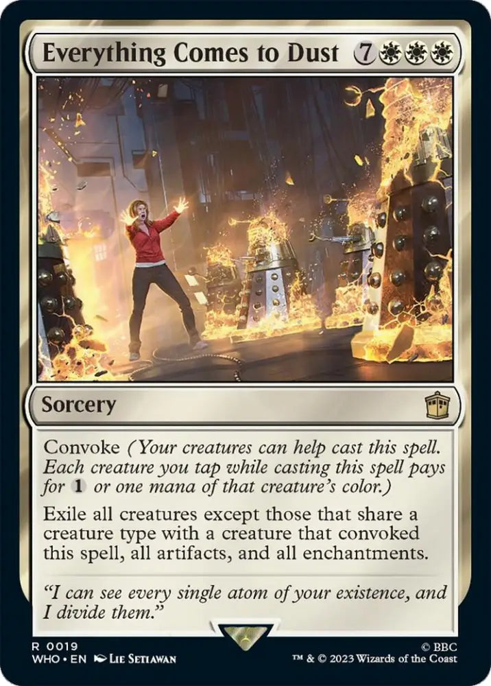 Everything Comes to Dust [Doctor Who] - MTG Single