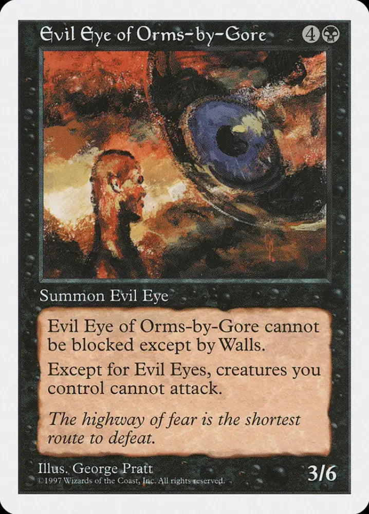 Evil Eye of Orms-by-Gore [Fifth Edition] - MTG Single