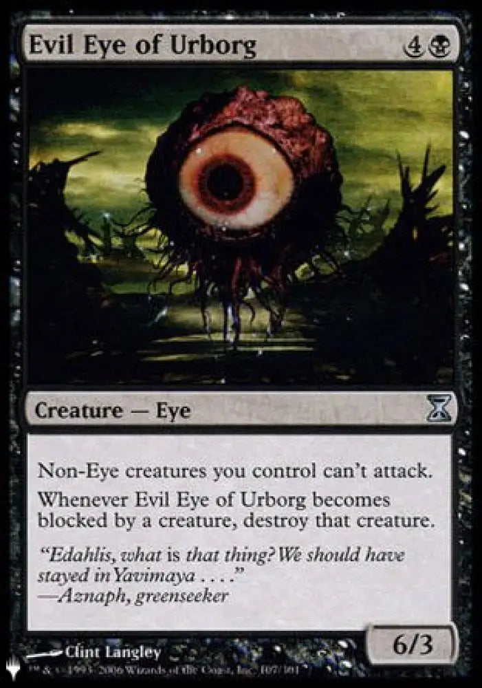 Evil Eye of Urborg [The List] - MTG Single