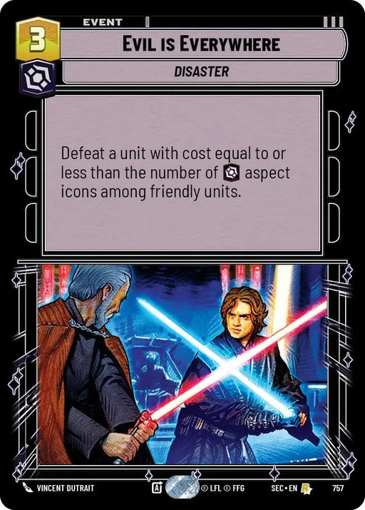 Evil is Everywhere (Foil) (757) [Secrets of Power]