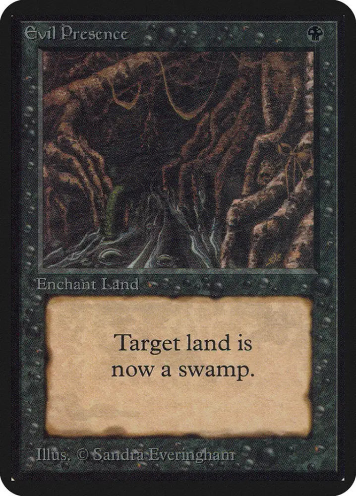 Evil Presence [Alpha Edition] - MTG Single