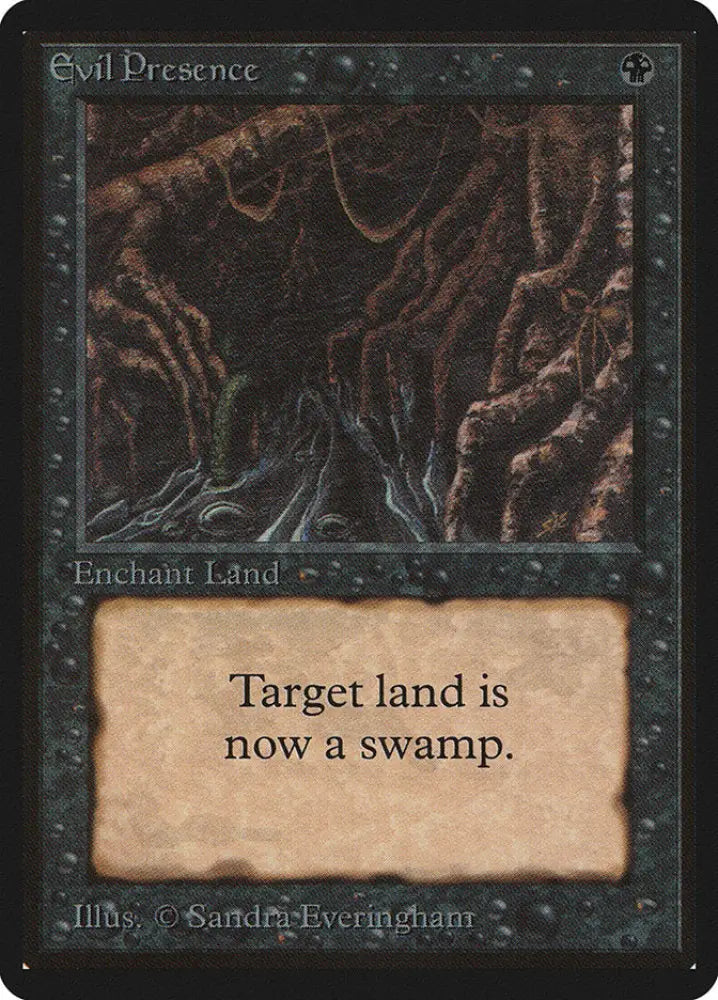 Evil Presence [Beta Edition] - MTG Single