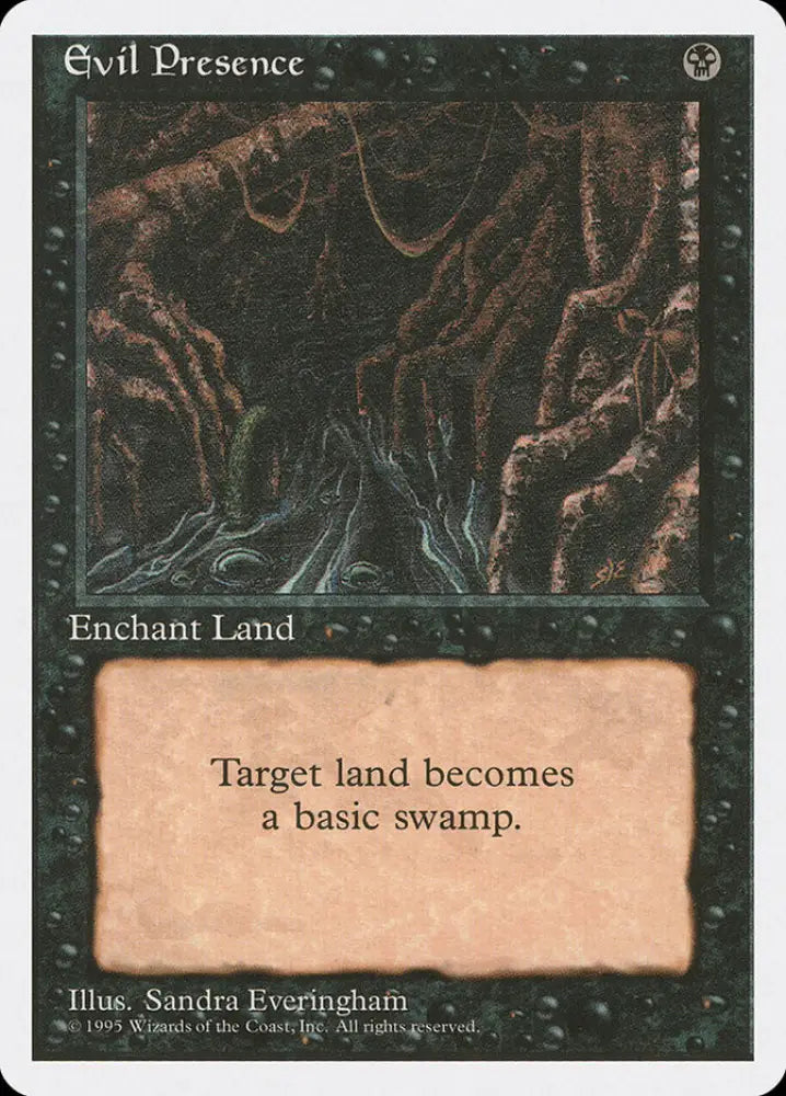 Evil Presence [Fourth Edition] - MTG Single