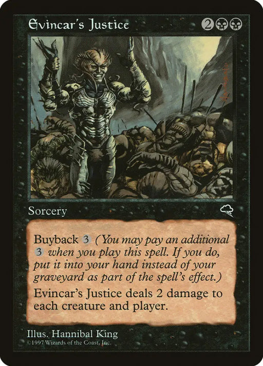 Evincar’s Justice [Tempest] - MTG Single