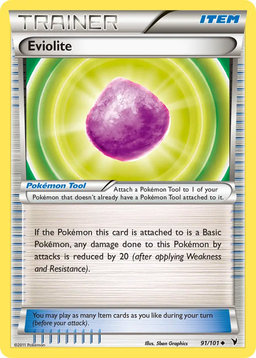 Eviolite (91/101) [Black & White: Noble Victories] - Pokemon Single