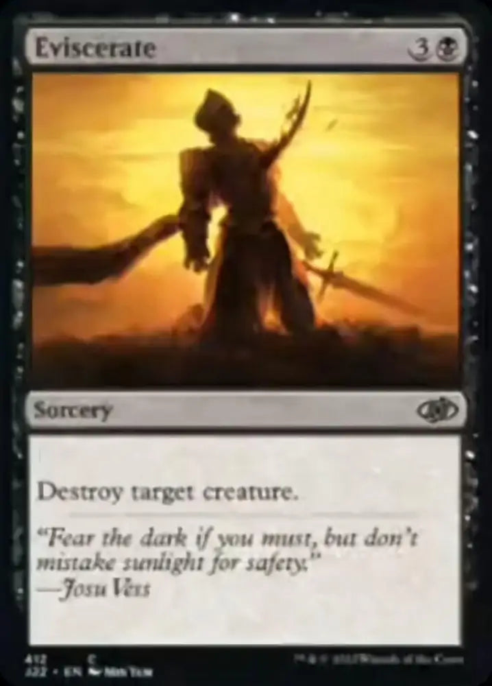 Eviscerate [Jumpstart 2022] - MTG Single