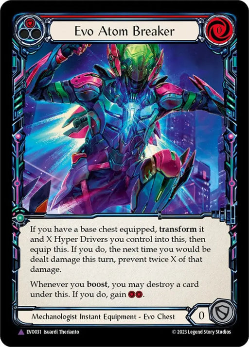 Evo Atom Breaker (Marvel) [Bright Lights] Cold Foil - Flesh And Blood Single