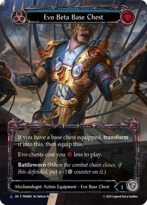 Evo Beta Base Chest (Blue) (Marvel) (PEN069) [Compendium of Rathe]