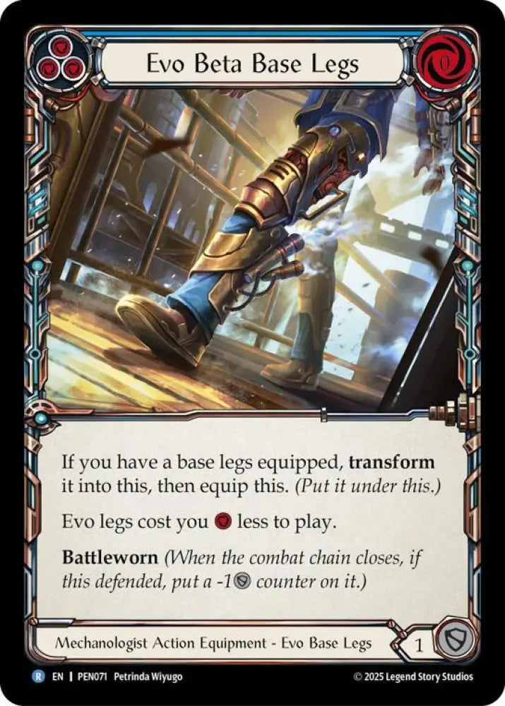 Evo Beta Base Legs (Blue) (PEN071) [Compendium of Rathe]