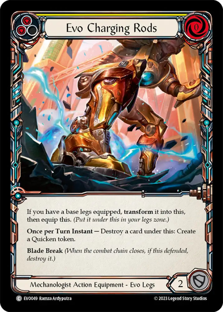 Evo Charging Rods [Bright Lights] Cold Foil - Flesh And Blood Single