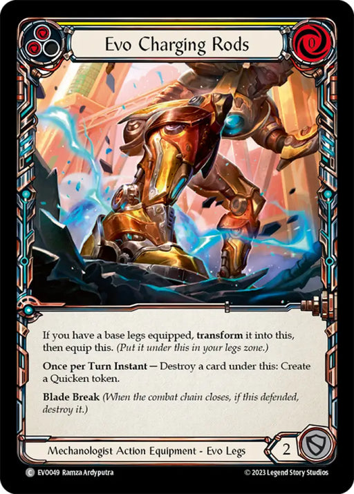 Evo Charging Rods [Bright Lights] Cold Foil - Flesh And Blood Single
