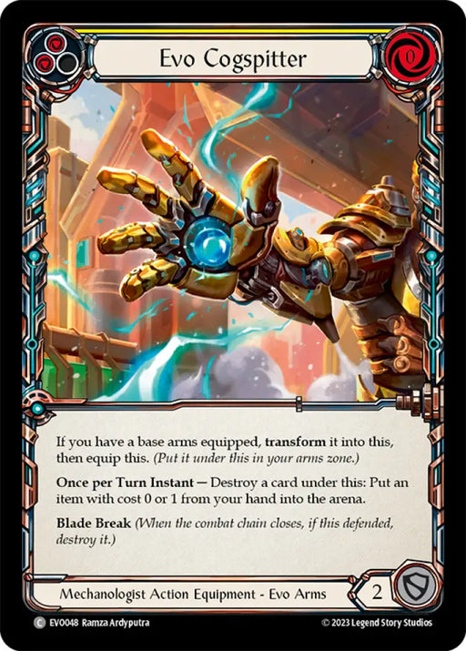 Evo Cogspitter [Bright Lights] - Flesh And Blood Single
