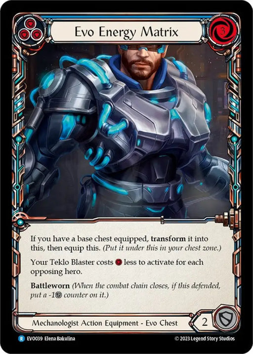 Evo Energy Matrix [Bright Lights] Cold Foil - Flesh And Blood Single