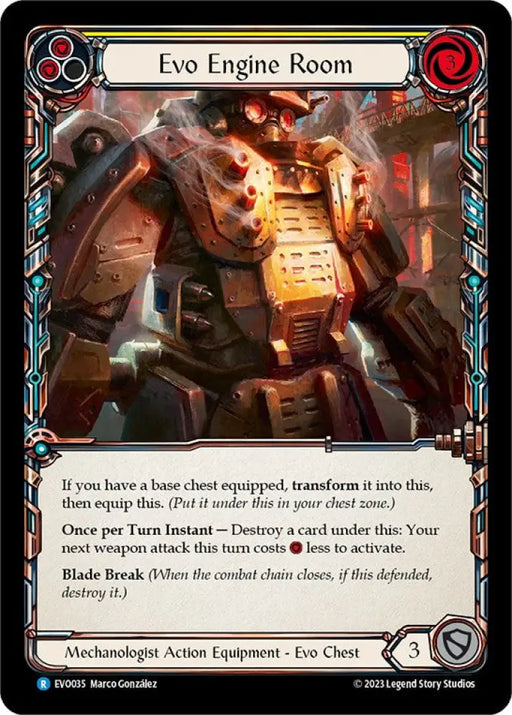 Evo Engine Room [Bright Lights] Cold Foil - Flesh And Blood Single
