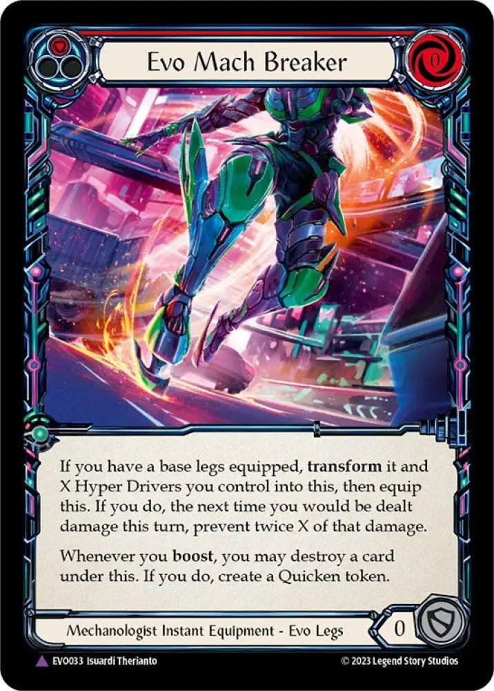 Evo Mach Breaker (Marvel) [Bright Lights] Cold Foil - Flesh And Blood Single