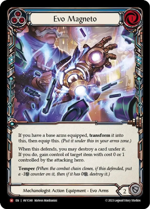 Evo Magneto (Cold Foil) [Heavy Hitters] Cold Foil - Flesh And Blood Single