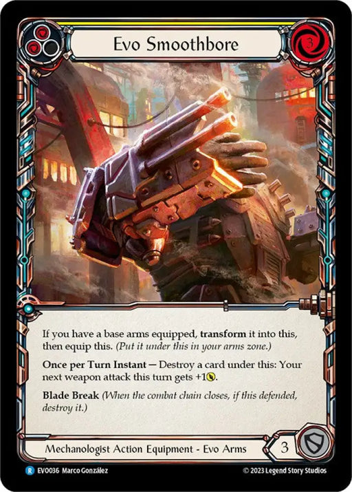 Evo Smoothbore [Bright Lights] Cold Foil - Flesh And Blood Single