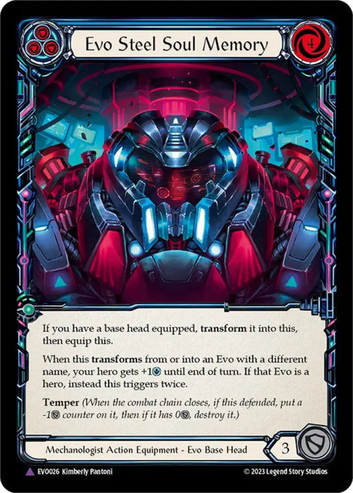 Evo Steel Soul Memory (Marvel) [Bright Lights] Cold Foil - Flesh And Blood Single