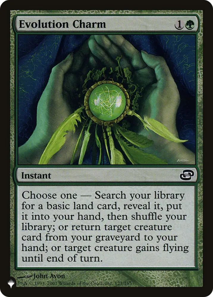 Evolution Charm [The List] - MTG Single
