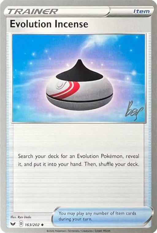 Evolution Incense (163/202) (Cheryl Again - Sebastian Lashmet) [World Championships 2022] - Pokemon Single