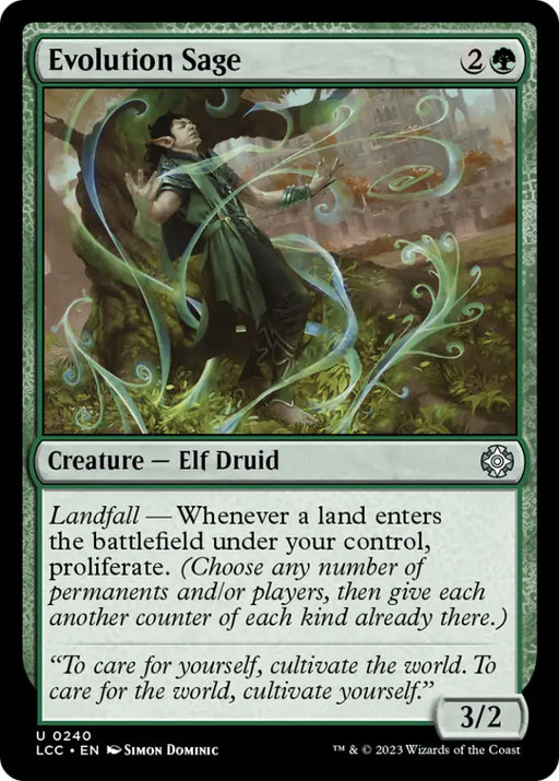 Evolution Sage [The Lost Caverns of Ixalan Commander] - MTG Single