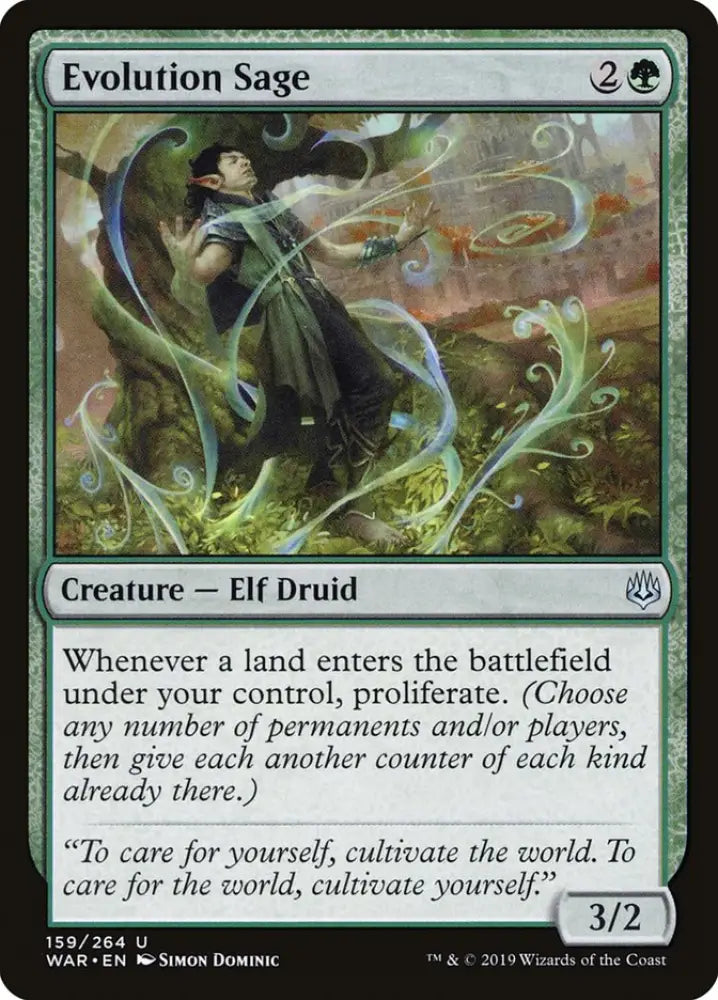 Evolution Sage [War of the Spark] - MTG Single