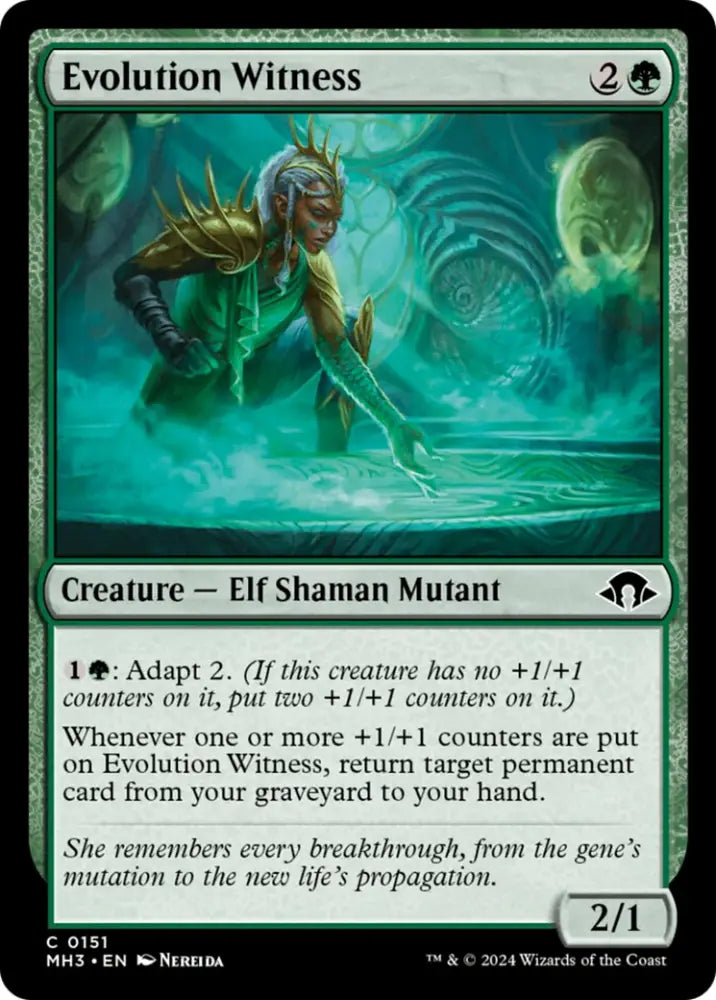 Evolution Witness [Modern Horizons 3] - MTG Single