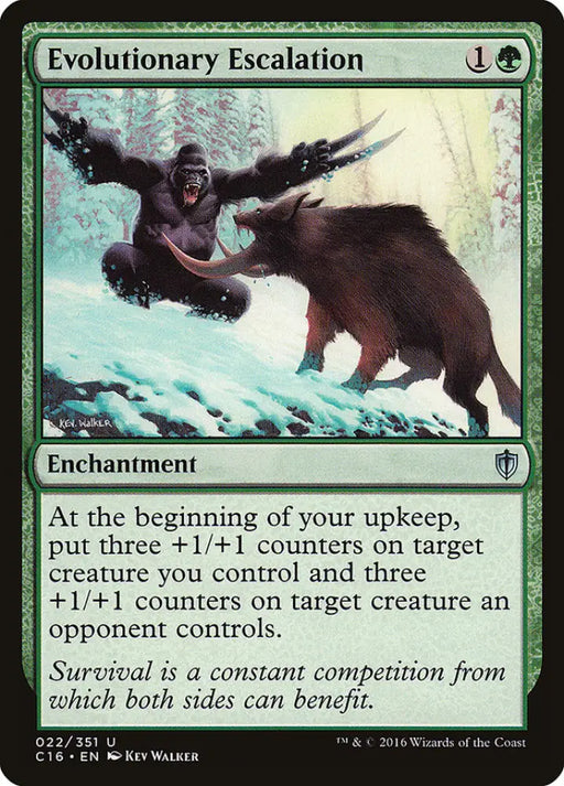 Evolutionary Escalation [Commander 2016] - MTG Single