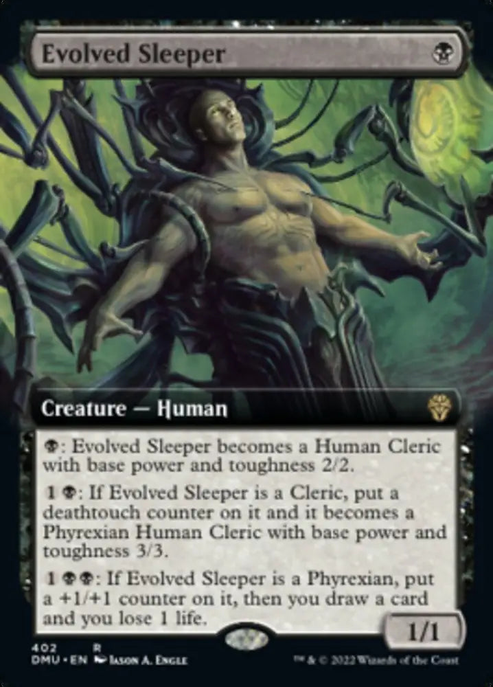 Evolved Sleeper (Extended Art) [Dominaria United] - MTG Single