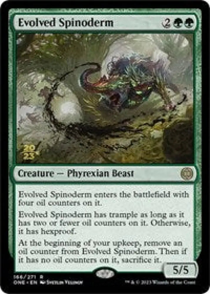Evolved Spinoderm (166) [Prerelease Cards]