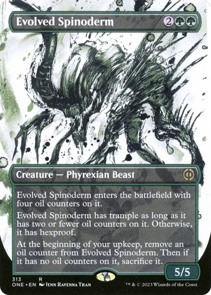 Evolved Spinoderm (Borderless Ichor) [Phyrexia: All Will Be One] - MTG Single