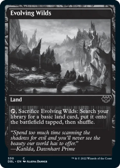 Evolving Wilds (530) [Innistrad: Double Feature] - MTG Single
