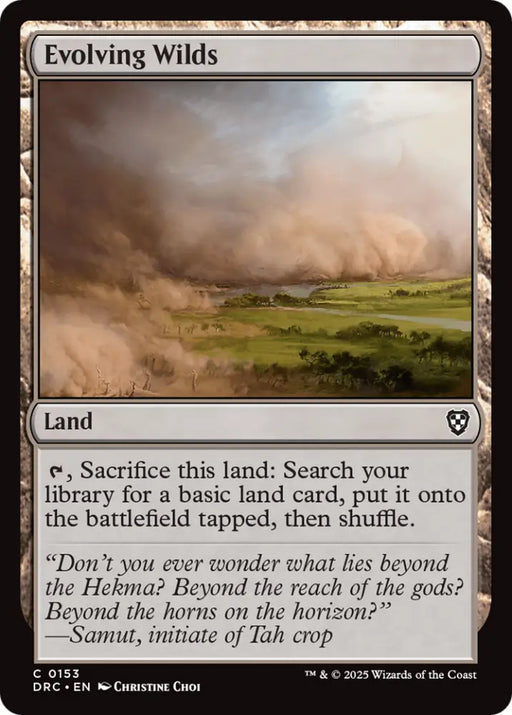 Evolving Wilds [Aetherdrift Commander] - MTG Single