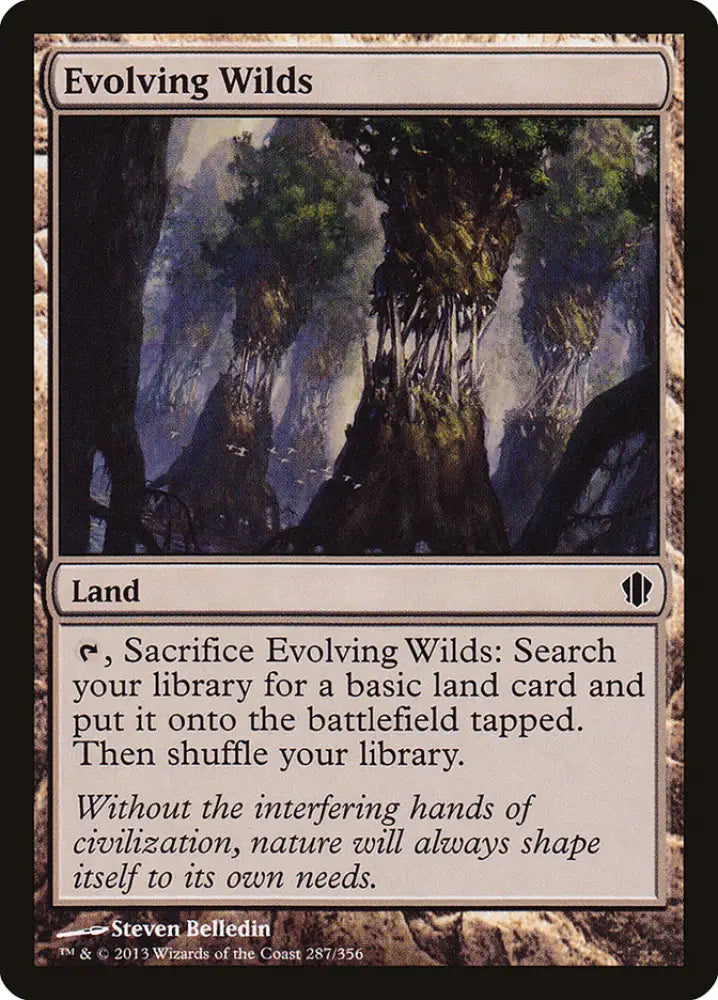 Evolving Wilds [Commander 2013] - MTG Single